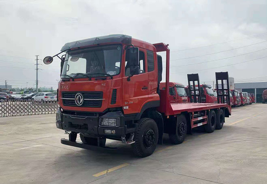 国六东风天龙前四后八平板车