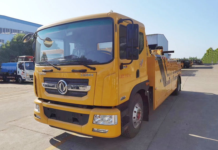 东风多利卡D9拖吊连体清障车