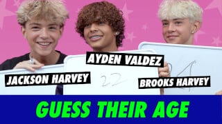 Ayden Valdez vs. Jackson vs. Brooks Harvey: Guess Their Age