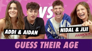Nidal & Jiji Wonder vs. Addi & Aidan Apgar: Guess Their Age